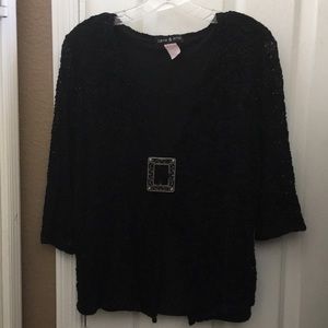 FINAL MARKDOWN Ladies’ jane & eric Lacy 1-pc Top w/2-pc Look (M)